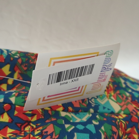 Colorful Patterned Women's Top - Picture 2 of 4